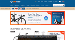 Desktop Screenshot of bikeradar.com