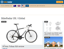 Tablet Screenshot of bikeradar.com